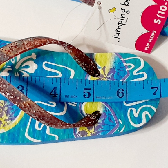 Lot of 2 Girls Cute Flip Flops Sz S Summer Sandals - Picture 8 of 8